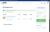 Nestle Health Science Nutrition Store coupon verification screenshot