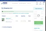 Nestle Health Science Nutrition Store coupon verification screenshot