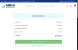 Nestle Health Science Nutrition Store coupon verification screenshot