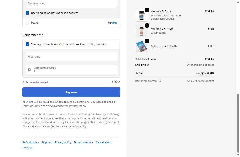 NeuroQ checkout page showing NeuroQ promo code box | Screenshot taken by SimplyCodes community member on Dec 3, 2025