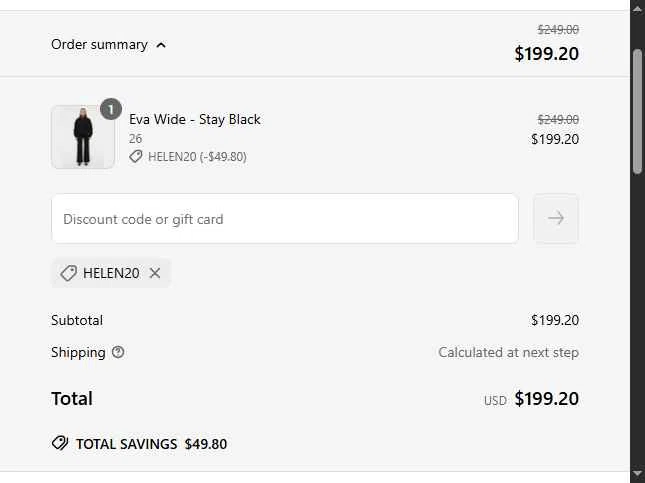 Neuw Denim checkout page showing Neuw Denim discount code box | Screenshot taken by SimplyCodes community member on Jun 17, 2025