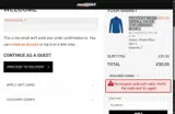 FLASH10 coupon verification screenshot