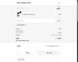 New Canaan Farms coupon verification screenshot