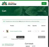 New Dawn Kratom coupon verification screenshot