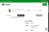 New Dawn Kratom coupon verification screenshot