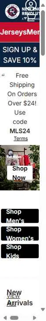 New England Revolution coupon verification screenshot