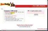 NewKadia.com coupon verification screenshot