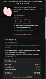 NETAPP20 coupon verification screenshot