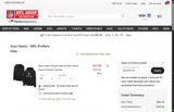 New Orleans Saints coupon verification screenshot