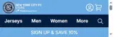 New York City FC coupon verification screenshot