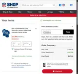 New York Giants coupon verification screenshot