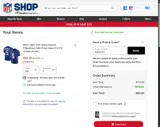 New York Giants coupon verification screenshot
