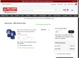 New York Giants coupon verification screenshot