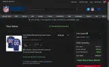 New York Giants coupon verification screenshot
