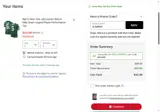 New York Jets coupon verification screenshot