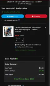 NATED14 coupon verification screenshot