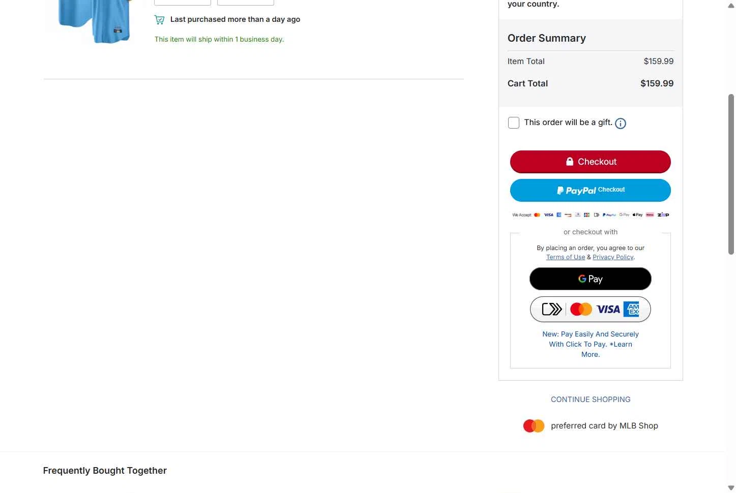 New York Mets checkout page showing New York Mets promo code box | Screenshot taken by SimplyCodes community member on Jan 7, 2026