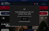 New York Yankees coupon verification screenshot