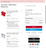 New York Yankees coupon verification screenshot