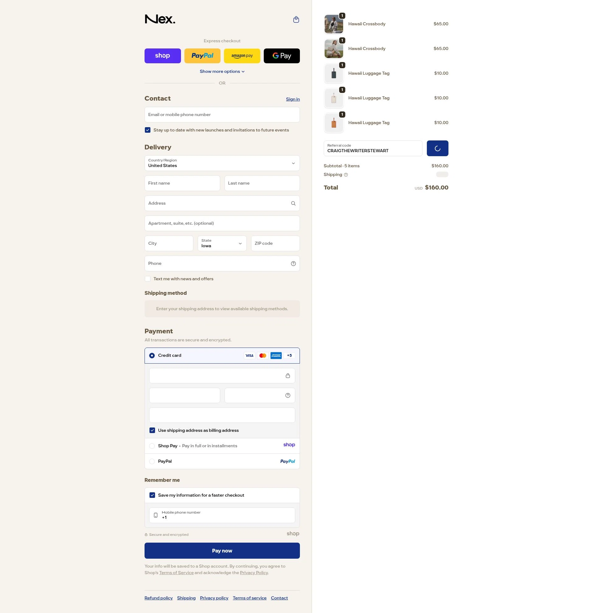 Nex. checkout page showing Nex. coupon code box | Screenshot taken by SimplyCodes community member on Jan 8, 2026