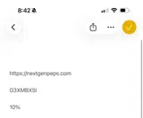 NextGenPeps coupon verification screenshot