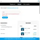 NextGen Peptides coupon verification screenshot