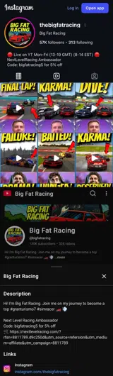 bigfatracing5 coupon verification screenshot