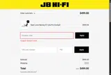 BIGFATRACING25 coupon verification screenshot