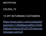 COLD26_15 coupon verification screenshot