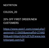 COLD26_20 coupon verification screenshot