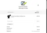 nextzett USA coupon verification screenshot