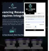 NexXGen Peptides coupon verification screenshot