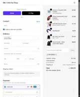 NFL FLAG Shop coupon verification screenshot