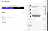NFL FLAG Shop coupon verification screenshot