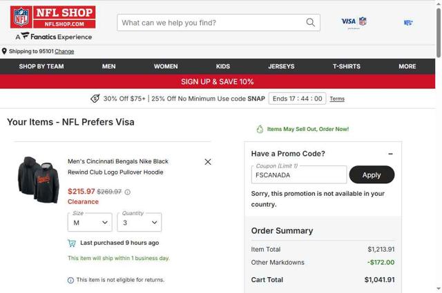 NFLShop.com Promo Codes - 35% Off (Verified) Oct 2025