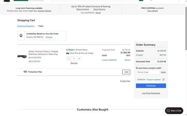 Nebraska Furniture Mart Promo Codes - $60 Off Oct 2025
