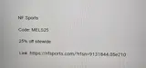 MELS25 coupon verification screenshot