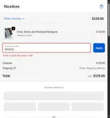 MOM25 coupon verification screenshot