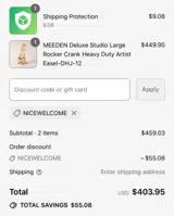 TPDEALS coupon verification screenshot