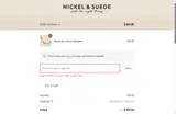 ALLIE10 coupon verification screenshot