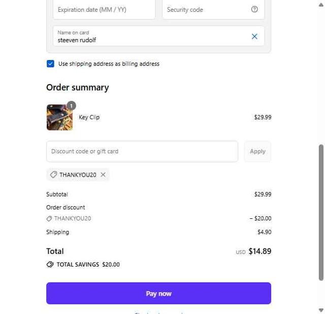 Nick's Handmade Boots checkout page showing Nick's Handmade Boots coupon code box | Screenshot taken by SimplyCodes community member on Aug 31, 2025