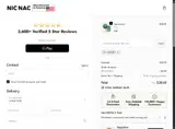 Nic Nac Naturals coupon verification screenshot