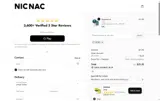 Nic Nac Naturals coupon verification screenshot