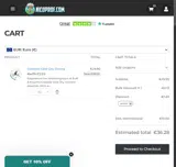 NICOPROF coupon verification screenshot