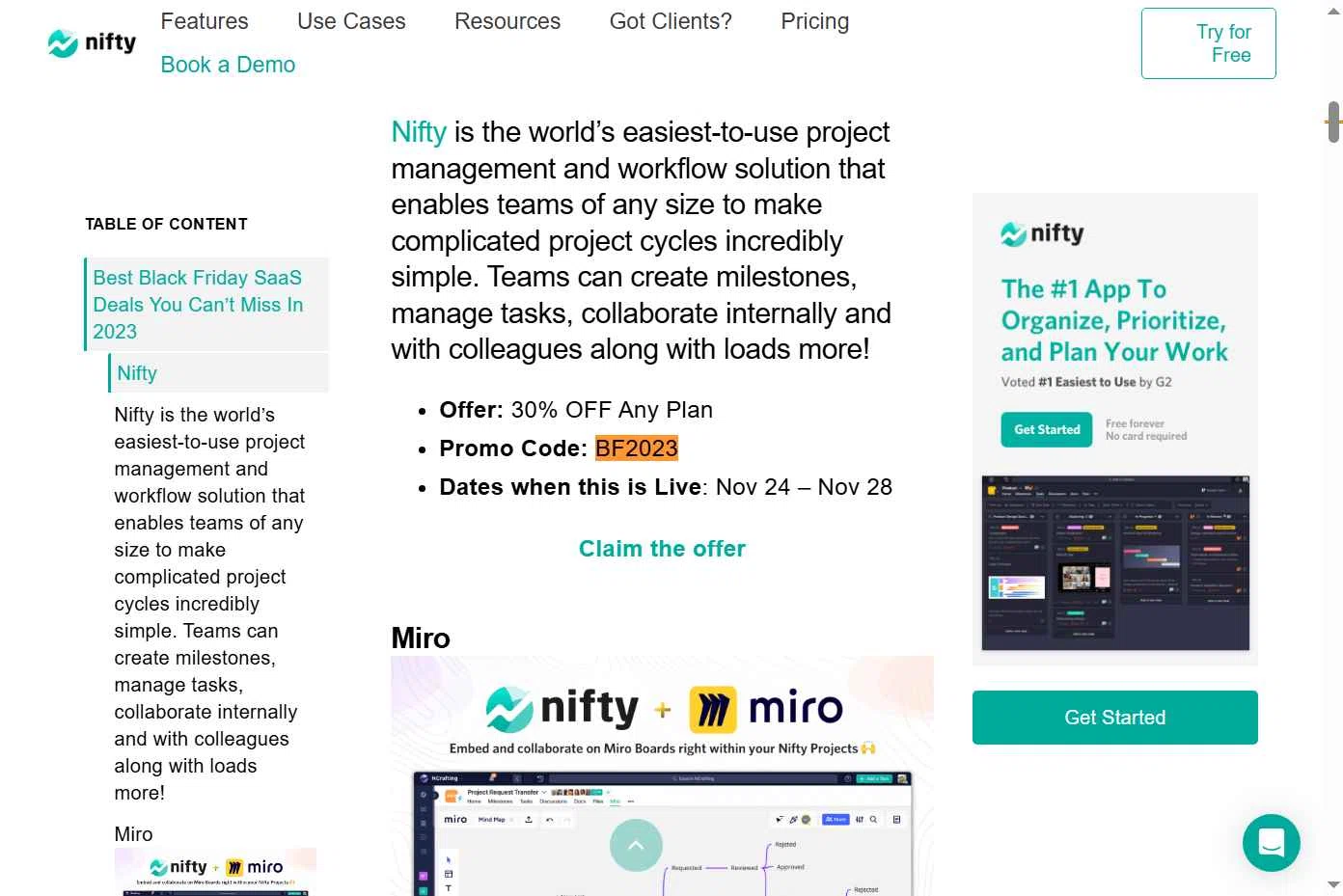 Nifty checkout page showing Nifty promo code box | Screenshot taken by SimplyCodes community member on Dec 11, 2025