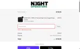 Night Operators coupon verification screenshot