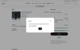 Nike Factory Store coupon verification screenshot
