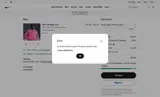 Nike Factory Store coupon verification screenshot