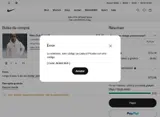 Nike Factory Store coupon verification screenshot