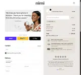 Nimi Skincare coupon verification screenshot
